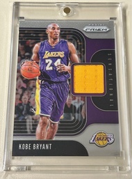 Kobe Bryant Prizm Sensational game worn jersey  NBA card