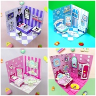 Paper Room Kuromi Cinnamoroll Melody Doll House Paper Doll
