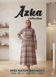 GAMIS AZKA MOTIF TRISET BERLABEL BY AZKA / M - XXXL