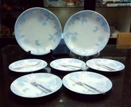 《廣寶閣》日本餐盤組 YUMI KATSURA 桂 由美 ローズ ベリ“ 2大5小餐盤組　