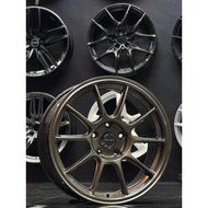 TC105X JA-927(FF) 16' 17' INCH 4H100 / 5H112-114.3 ET40/ET42 HYPER DARK NEW SPORT RIM