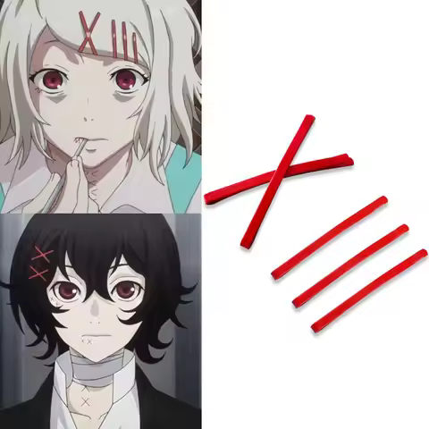5pcs/lots Tokyo Ghoul Juzo Suzuya Kagerou Project Tateyama Ayano Red Hairpin Daily Accessories Headw