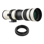 กล้อง MF Super ephoto เลนส์ซูม F 8.3-16 420-800มม. T Mount พร้อมแหวนอะแดปเตอร์14ด้ายสำหรับกล้อง Canon EF-Mount EOS 80D