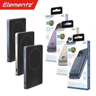 Elementz - PJH-5K 5000mAh 超薄型磁吸無線行動電源｜MagSafe｜移動電源｜移動電池｜尿袋｜磁吸充電｜無線充電 - 海軍藍