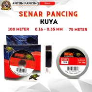 Senar Pancing Kuya 75m Dan 100M 0.16 0.18 0.20 0.22 0.25 0.28 0.30 0.35MM Tahan Keriting,Cepat Tengg