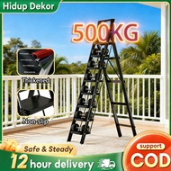 Tangga Lipat Foldable Ladder Stainless Steel Folding Stair Ladder Multifunctional Heavy Duty Ladder