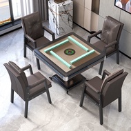 HY/🎁Shanghai New Smart Foldable Mahjong Machine Automatic Household Dining Table Dual-Use Mute Heating Mahjong Machine K