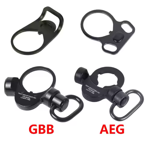 Tactical Gun DD QD GBB AEG Sling Attachment Mount Metal AR15 M4 Mount Adapter Rail Airsoft Hunting R