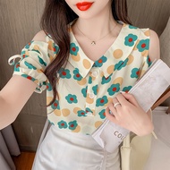 Fragmented Blouse Shirt Womens 2023 Summer New French Doll T-shirt