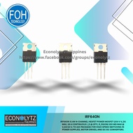 1PC IRF640N IOR/ INFINEON N-CHANNEL POWER MOSFET, 200V, 18A, 0.150 OHMS, 40W
