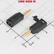 [5 Pieces]- A-1.008R Male Banana Head 2mm Length 26.5mm Black Connector Linhkien IC