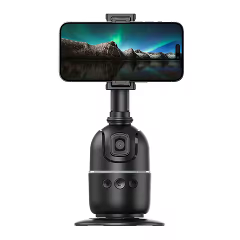 Auto Face Tracking Tripod 360° Rotation Auto Tracking Phone Holder with Remote & Gesture Control Gim