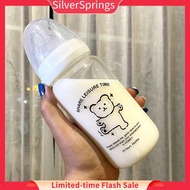 SilverSprings  READY STOCKCute Cartoon Water Bottle Pacifier Straw Cup Children Milk Bottle Baby feeding Bottle 350ml
