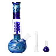 Ori SNI 10.7 Inch Kaca Bong Bubbler Water Pipe Hookah Beaker Ice