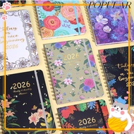 POPULAR 2026 Planner, Weekly and Monthly Jan.2026 - Dec.2026 Calendar 2026, Agenda Monthly Tabs A5 C