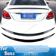 FOR MERCEDES BENZ W205 S205 C CLASS C180 C200 C300 C43 C63 AMG ABS REAR TRUNK SPOILER BOOT SPOILER L