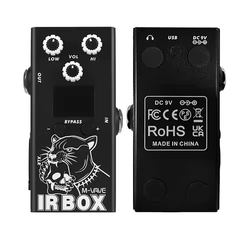M-VAVE IR Box Guitar Effect Pedal with IR Cab Impulse Response Cabinets Speaker Simulator XLR Output