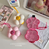 Medicine pill box pill box ins Cute Sun Flower Portable pill box Dopamine medicine Packing box Porta