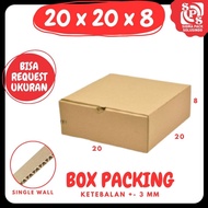 Cardboard 20x20x8 LD / Pizza box 20x20x8 /Box box 20x20x8 /Box 20x20x8 Pizza Box/ Zigma shop