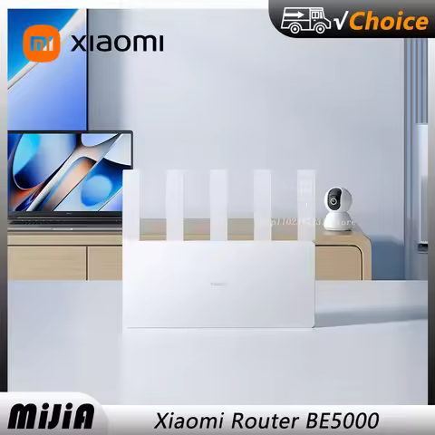 NEW Xiaomi Router BE5000 WiFi 7 2.5G 5011Mbps Network Port 512MB Memory 2.4/5GHz Dual Broadband Acce