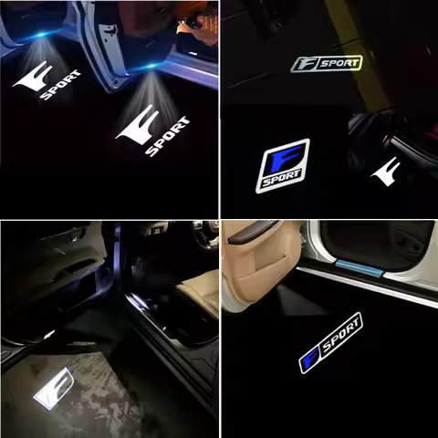 Led Emblem Lamps Car Door Lights Luces Projector For Lexus UX UX250H IS250 RX300 350 330 RX450h GX47