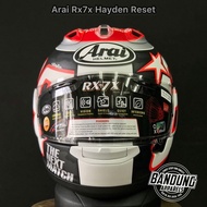 Helm Motor Full Face Rx-7X Hayden Nicky Reset Baru 2022 Rx7X Sni