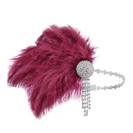 20s Great Gatsby Rhinestone Feather Headwear White Fabulous 20s Decade Hair Accessories Womens Fashi