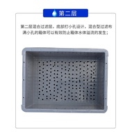 Fish Tank Waterfall Filter Water Outlet Landscaping Flowing Water Outlet Fish Pond Water Circulation System Non-Airtight Crate Filter Box