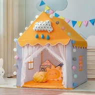 ขนาดใหญ่ของเล่นเด็กเต็นท์ 1.35M Wigwam พับเด็กเต็นท์ Tipi Baby Play House สาวสีชมพูเจ้าหญิงปราสาทเด็