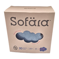 Sofara 舒芙氧 嬰兒3D清新宣言立體醫用口罩 8.5 x 7 x 6cm 0~18個月  海灣藍  30片  1盒