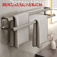 Towel Rack Towel Rod 30-80CM Bathroom Accessories Towel  Holder Wall Mounted Tower Bar Aluminum