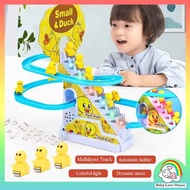 Duck Climbing Stairs Track Toy Music Race Electronic Automatic Duck Track Children's Electronic Educ