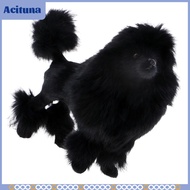 Simulation Poodle Dog Model Poodle Toy Figure Home Decoration Kids Gift