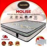 Lucrezia Molise 10.5-inch Spine Support Spring Mattress | Tilam Murah | Free Shipping Available