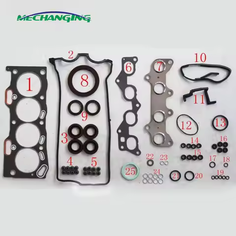 4EFE 4E-FE For TOYOTA STARLET COROLLA 1.3 16V Engine Rebuilding Kits Full Set Engine Gasket 04111-11