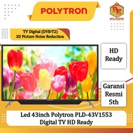 Led 43inch Polytron PLD-43V1553 Digital TV HD Ready