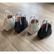 Alaia 2 Colors Perforated Crossbody Bag Top-Handle Bag