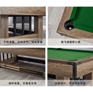 7ft/8ft/9ft 3 in 1 standard pool table home multifunctional pool table American black eight snooker 