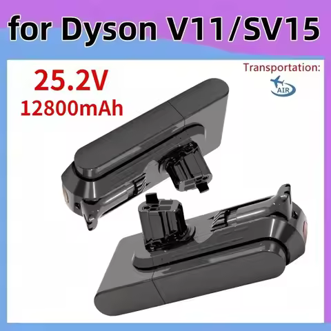 2026 New 25.2V 12800mAh Battery for Dyson V15 Vacuum Cleaner Compatible Models SV22 SV28 SV29 Rechar