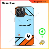 Mclarenn Gulf Lando Norris 4 F1 Phone Case for iPhone 17 Pro Max / iPhone 16 Pro Max / 15 Pro Max / 