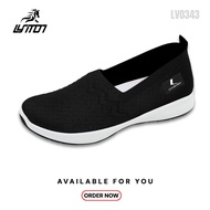 LYT LV0343 Women's Slip-On Shoes, Zigzag Pattern Women's Shoes