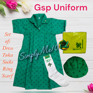 Gsp Uniform Dress with belt 5in1 Set for kids girl