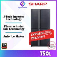 [FAST DELIVERY] SHARP 700L/750L Fridge Avance MultiDoor Inverter Refrigerator | 4 Pintu Peti Sejuk |