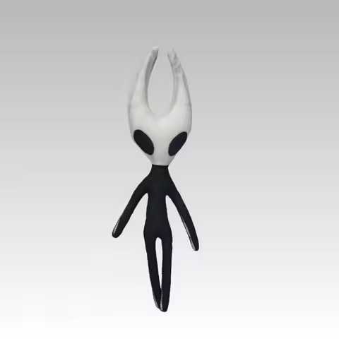 Weird Cute Hollow Knight Plush,Poseable Hornet & Little Knight Stuffed Animal,Wire Frame Silksong Pl