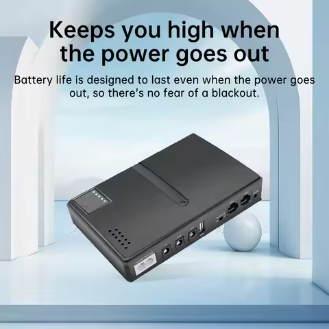 18W 1018L Large Capacity Portable Uninterruptible UPS Power Supply Suitable For Router WIFI AC 85-26