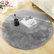 Fluffy Round Rug Carpets for Living Room Decor Faux Fur Rugs Kids Room Long Plush Rugs for Bedroom S