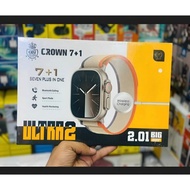 Crown H-30 7+1 Smart Watch | Original and Premium Quality with 7 Straps