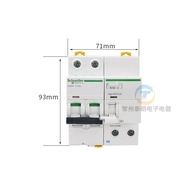 Original Schneider IC65N + VIGI ELE 1P + N 1P 2P 3P 4P Double Pole C16A 30MA ประเภท AC230 V 50Hz การ