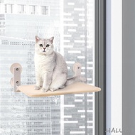 [Haluoo] Foldable Cat Window Perch Cat Window Hammock Metal Frame Support Cat Shelf Pet Cat Bed for Viewing Large Cats Napping