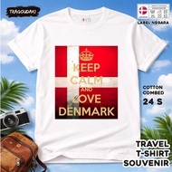 DENMARK Souvenir T-SHIRT DENMARK 35TAG made of 24s combed cotton